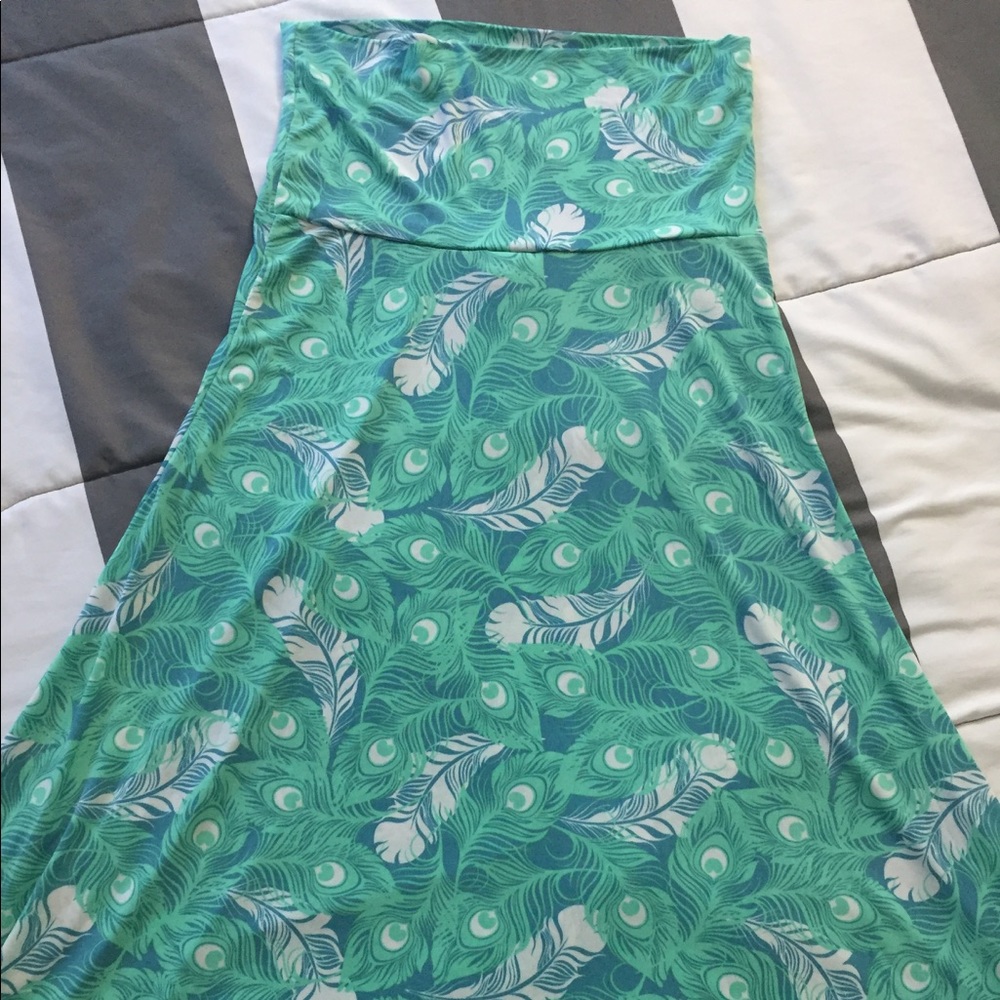 Lularoe Peacock Maxi